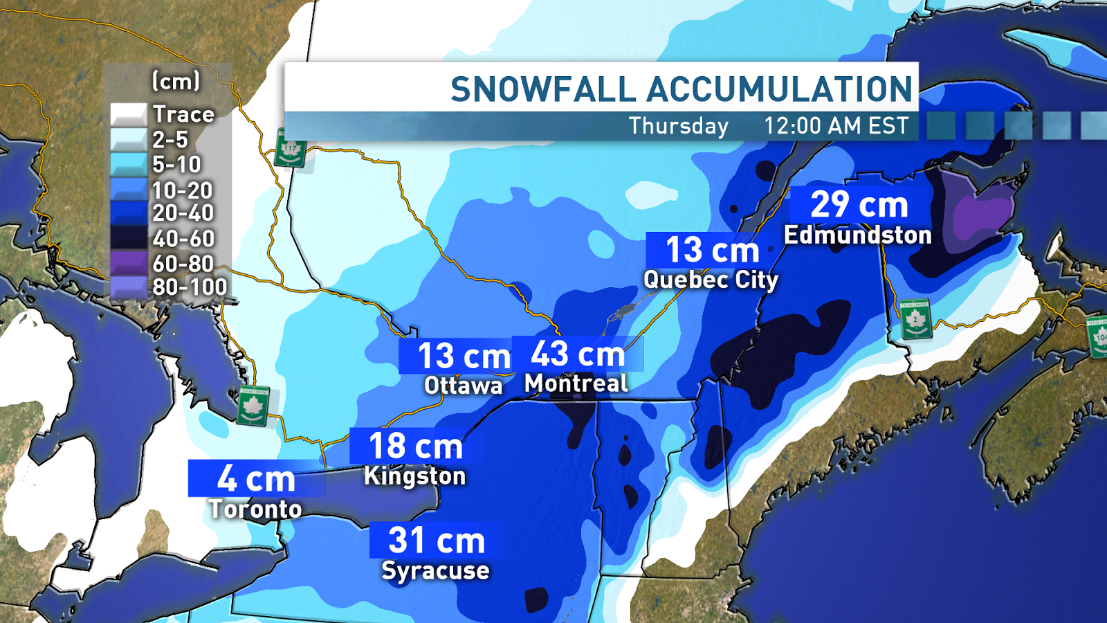 Model Snowfall Totals 2014