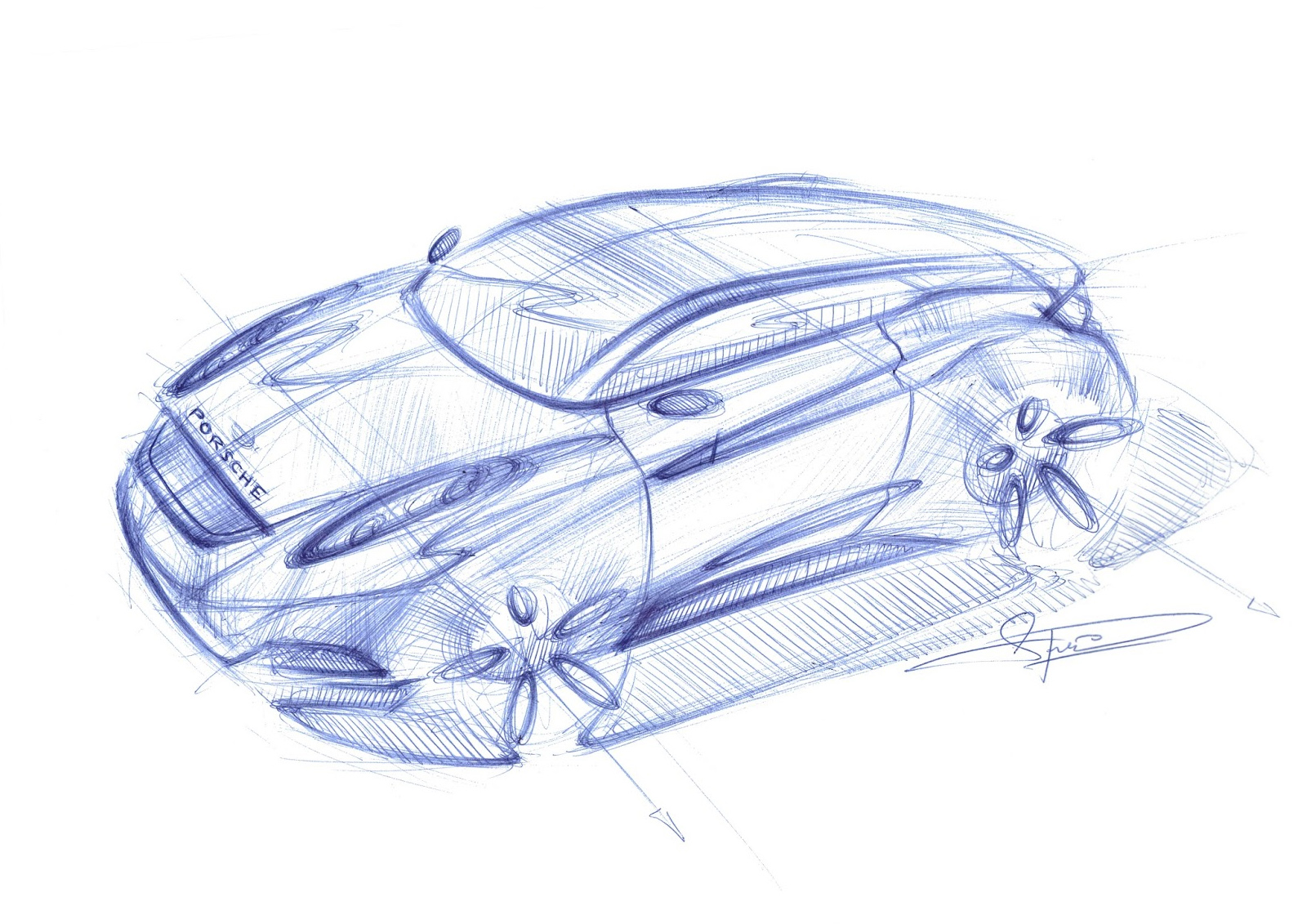 Porsche Sketch