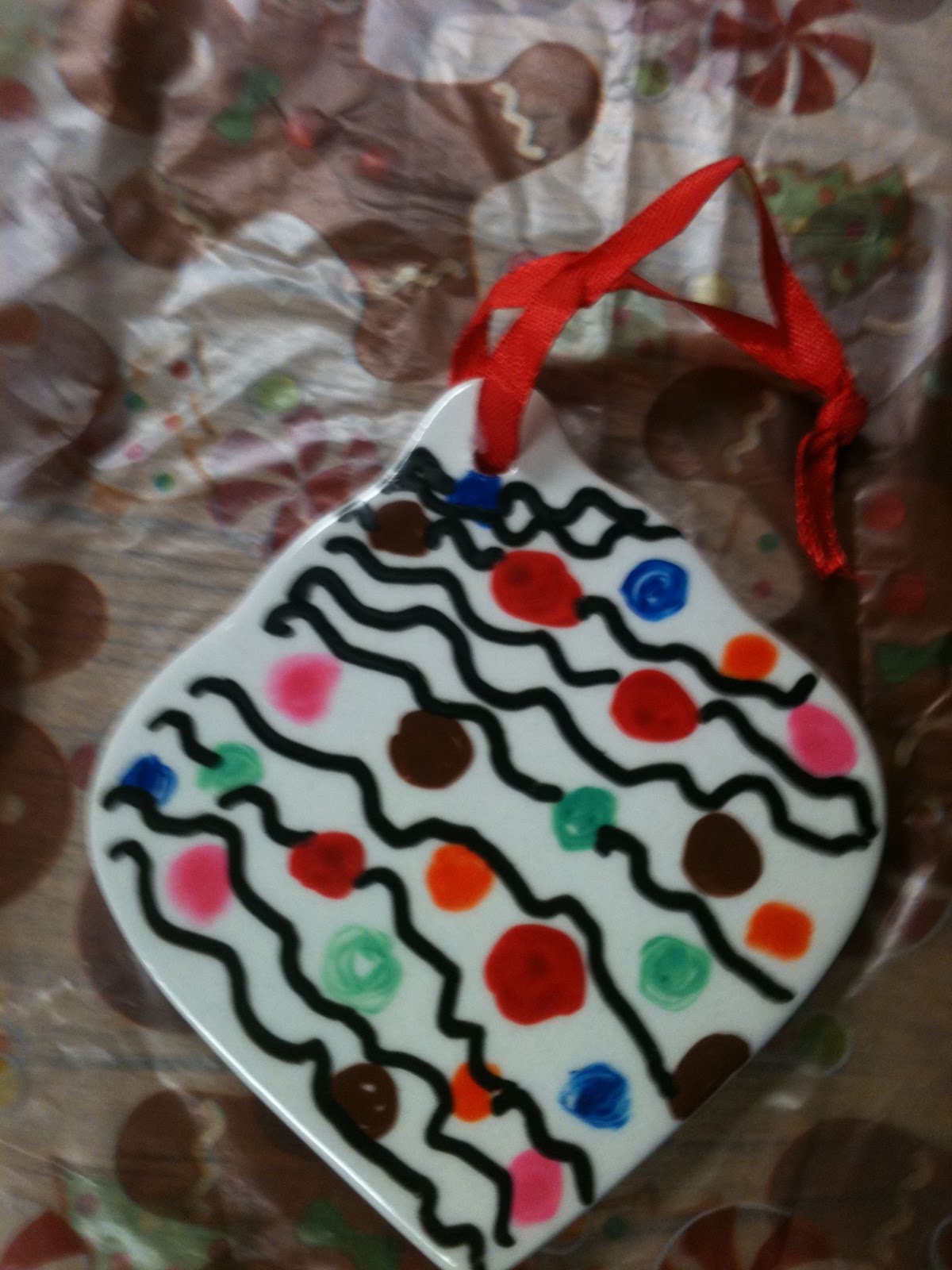 First Grade O.W.L.s: Painted Ornaments Christmas Gifts