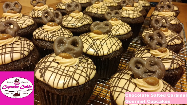 Chocolate Salted Caramel Cupcakes