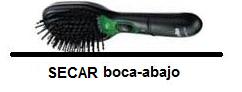 Secado después de limpiar Cepillo para el pelo
