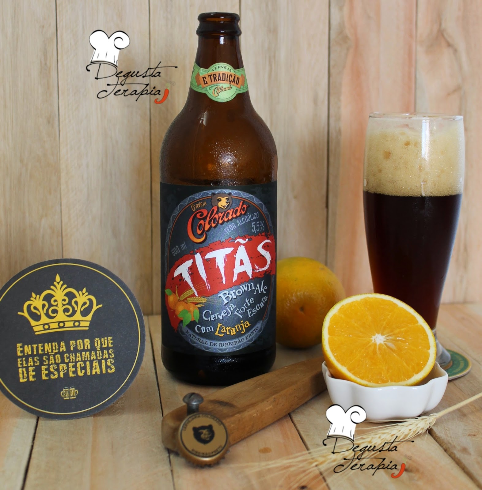 DEGUSTA TERAPIA CERVEJA COLORADO TITÃNS BROWN ALE