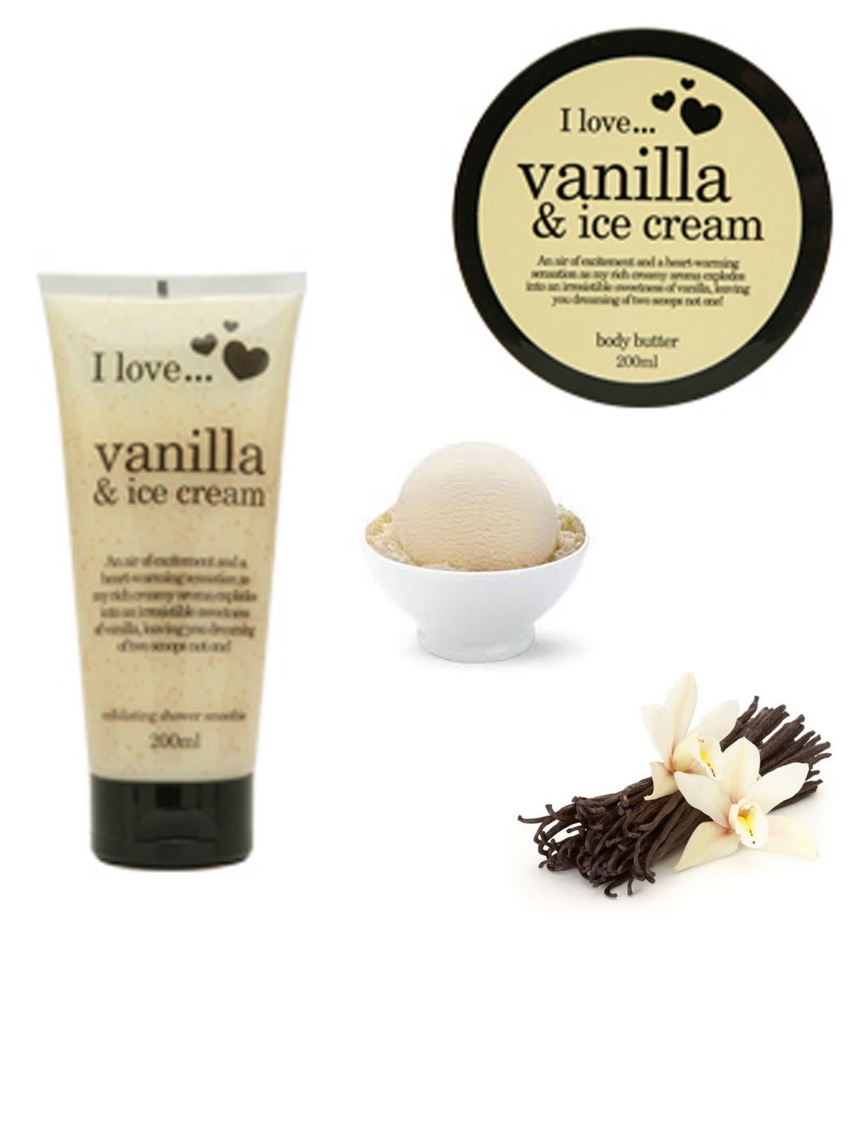 Beauty & Beyond Review I Love Vanilla & Icecream Body Butter