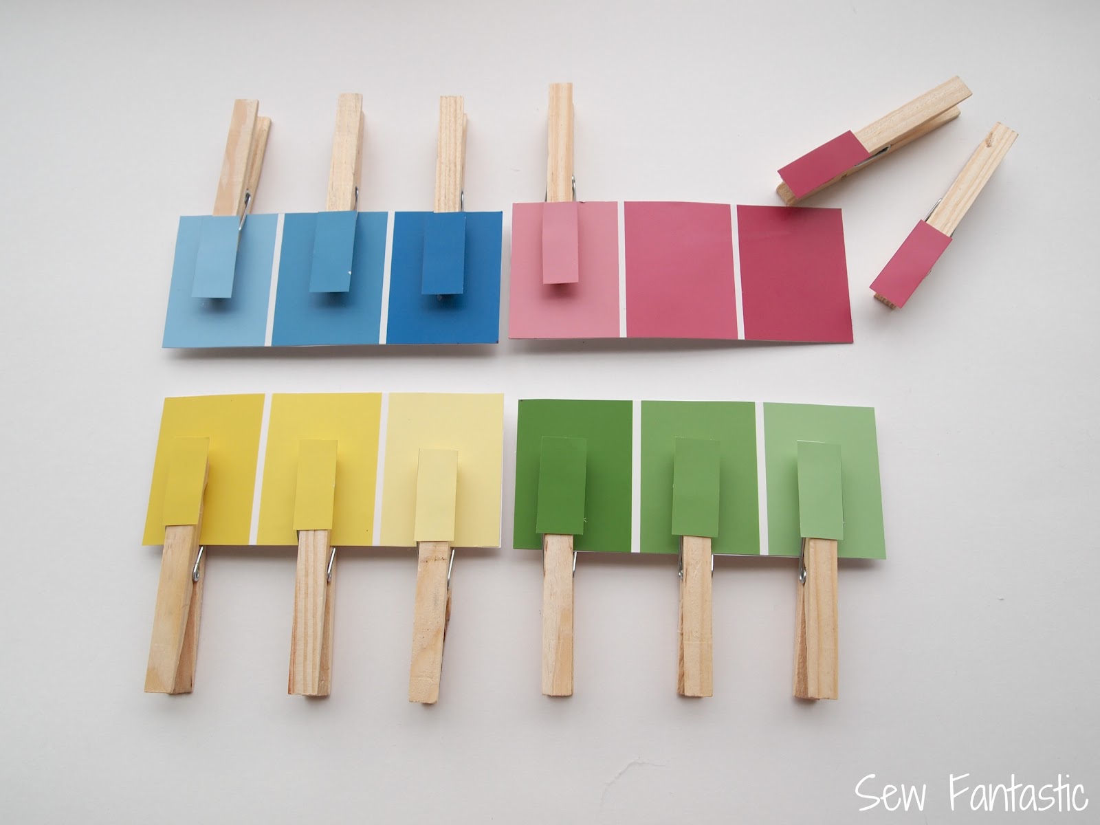 Sew Fantastic Paint Chip Matching Game