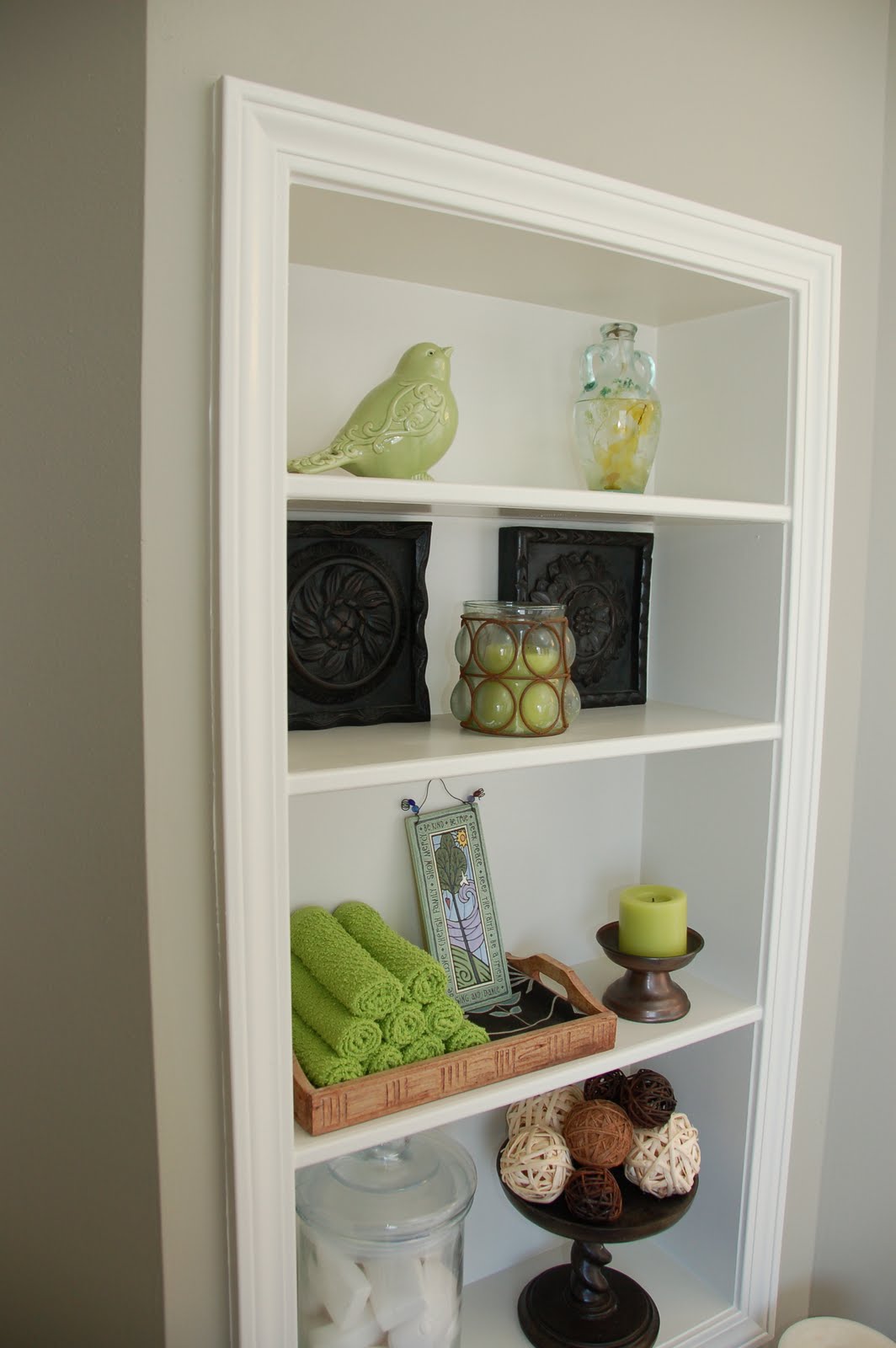 Renovate and Create Bathroom Storage Cubby