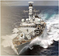 Антенны на военном морском судне