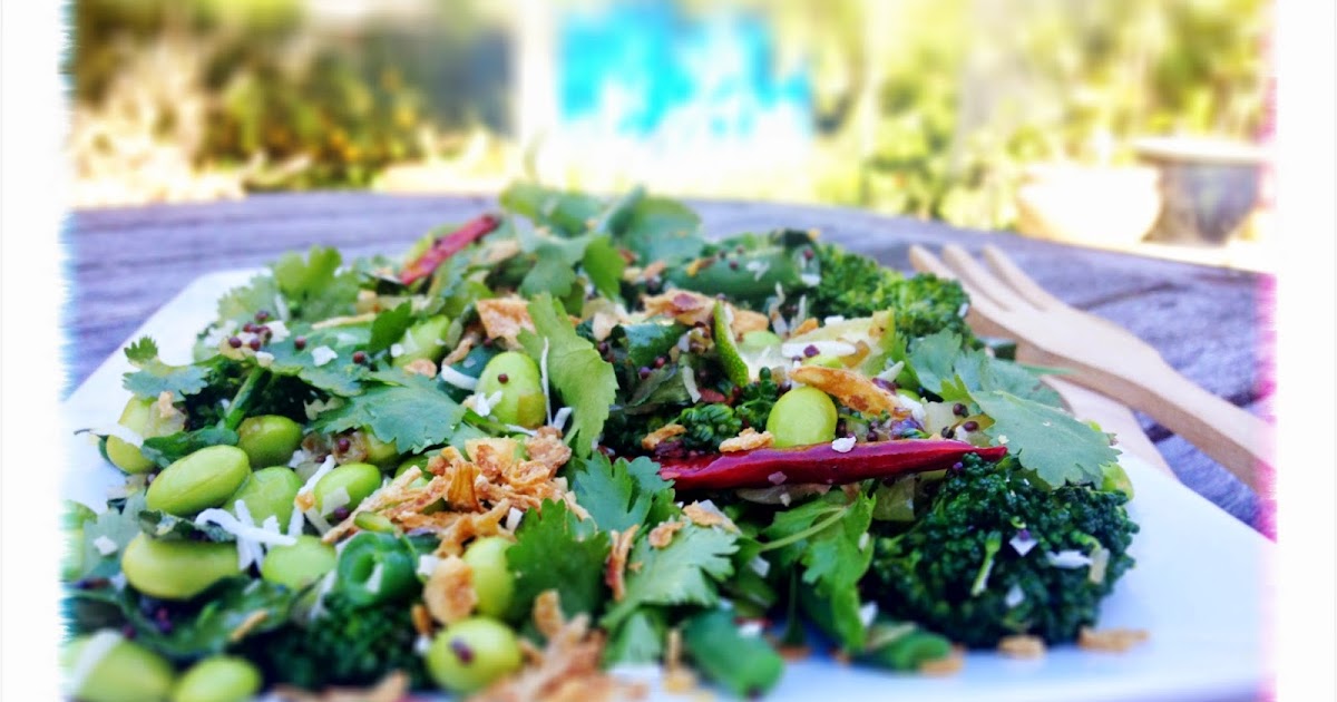 Toast {Bookshelf} Ottolenghi's Broccolini & Edamame Salad with Curry