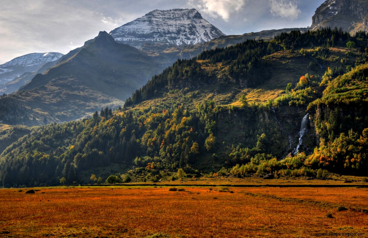 Mountain Background With Waterfall by Burtn on DeviantArt Mountain Background With Waterfall by Burtn on DeviantArt