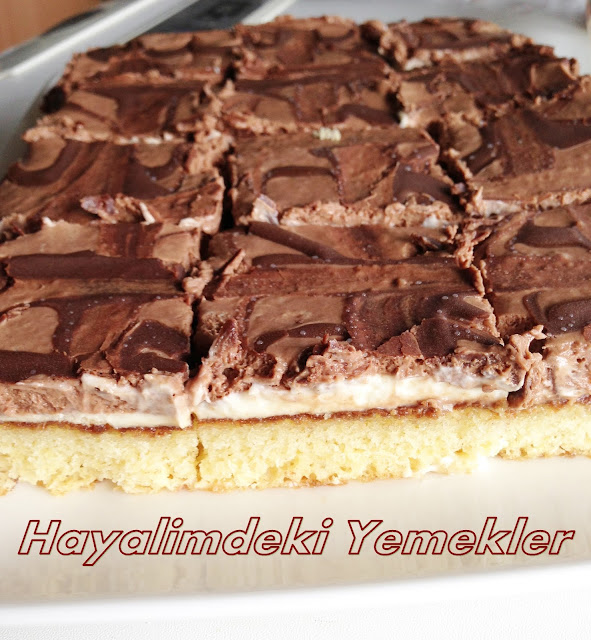 Kahve Aromalı Kolay Pasta tarifi resimli 