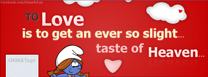 To love is to get a taste of Heaven - Sassette Facebook Cover