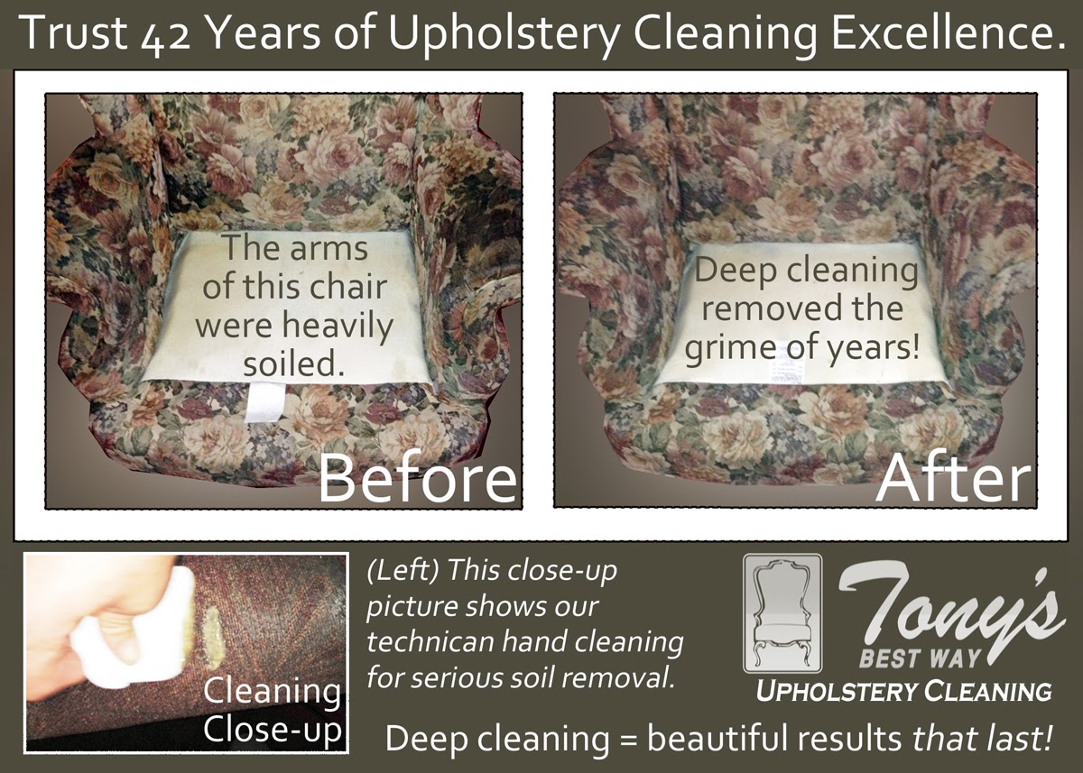 Upholstery Cleaning San Diego "Before and After" Photo and Blog Post