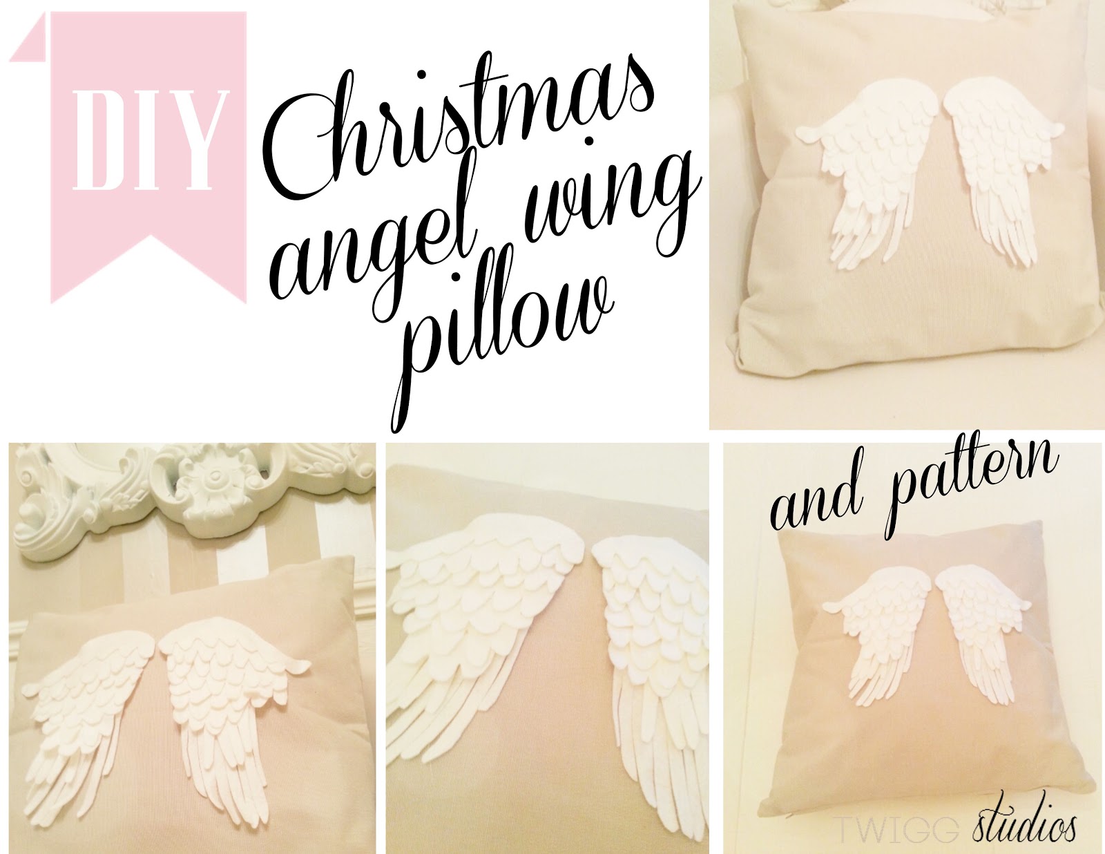 angel wing pillow