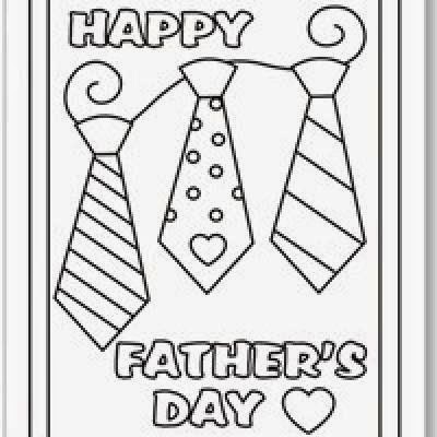 Best, Latest, New and Unique Printable Coloring Page For Father's Day 2014