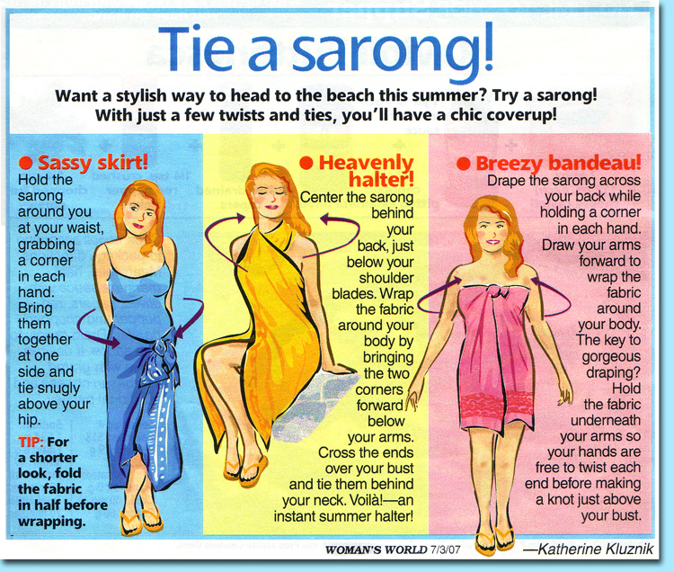 mens sarong how to tie