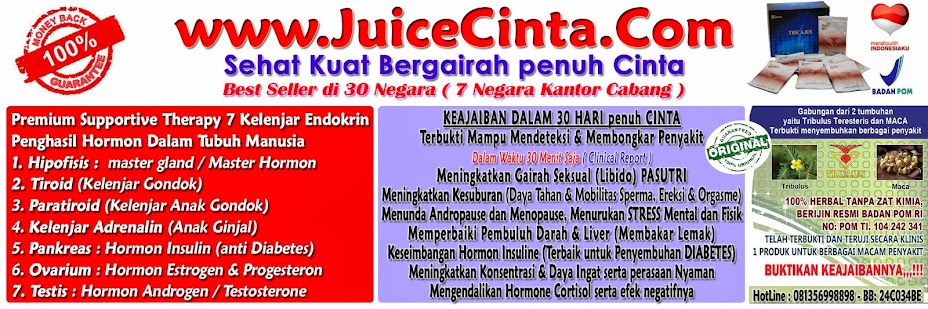 Juice Cinta | New TricaJus ::  Ekstrak Tribulus Maca | Asli Murah dari PT. Trimac Indonesia Mulia