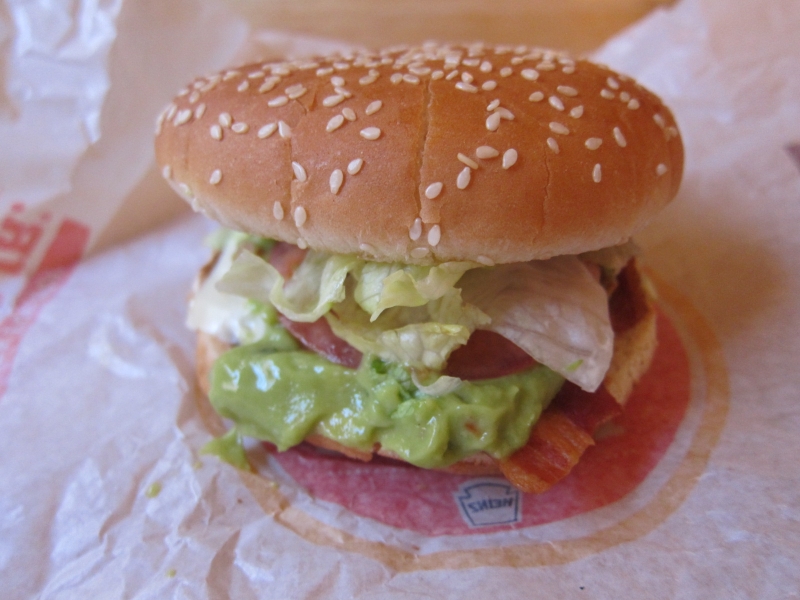 Review Burger King Avocado Swiss Whopper Jr. Brand Eating