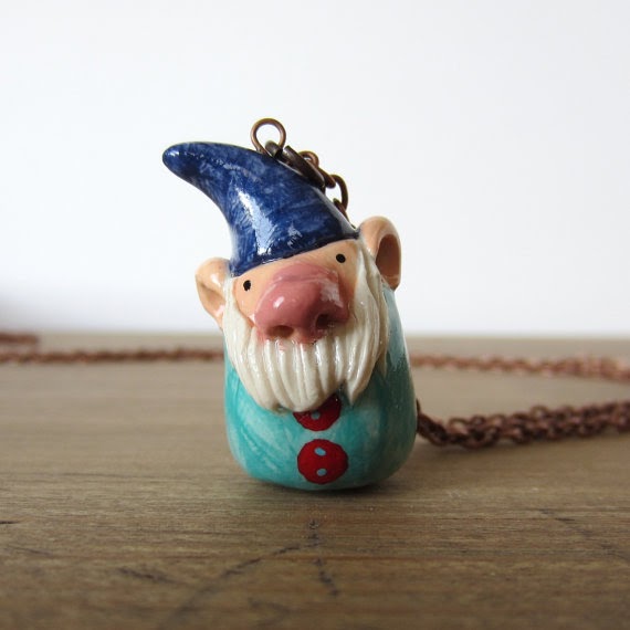 The Experimental Crafter Gnome Necklace