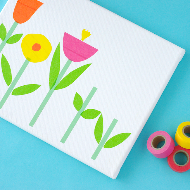 Omiyage Blogs DIY Washi Tape Pop Floral Art