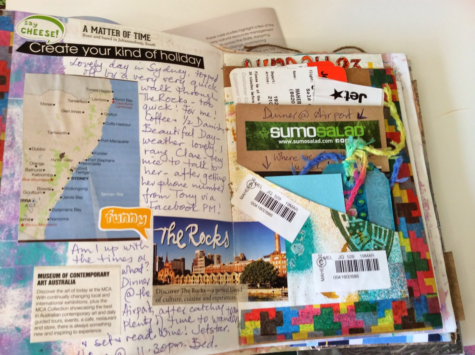 Sue's Craft Cupboard Making Travel Journals