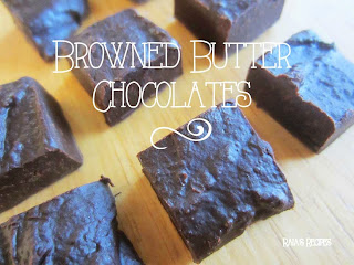 Browned Butter Chocolates by Raia's Recipes
