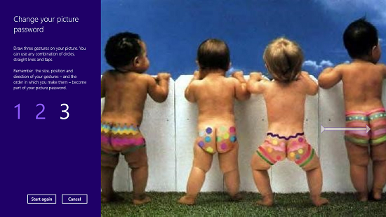 Arrow 2 Method to keep photo login password