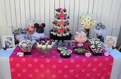 Baby Mickey Mouse Baby Shower Decorations on Zebra Twist On Minnie Mouse From Heavenly Blooms   Love The