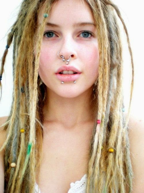 White Women With Dreads Nail Art And Tattoo Design Ideas For Fashion