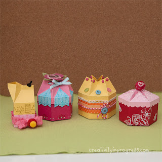 Mini Milk Caron Boxes