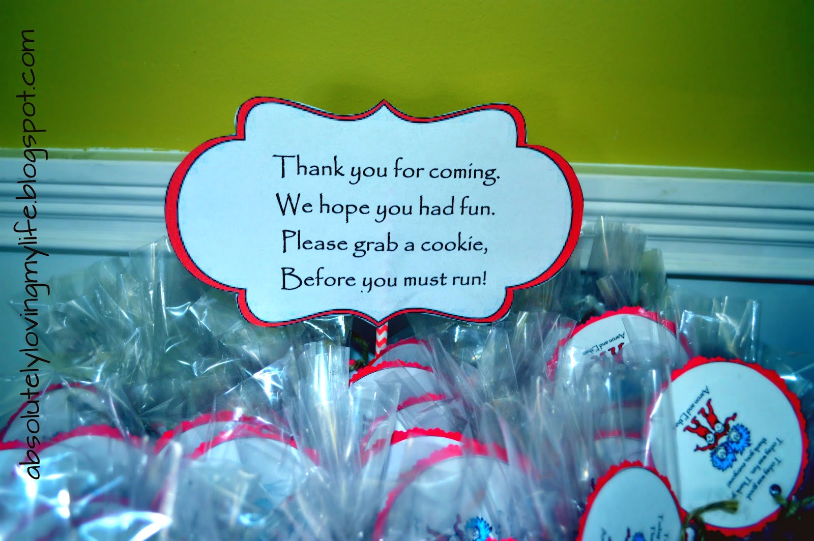 Loving Life Dr. Seuss First Birthday Party for Twins Part 7 (Party