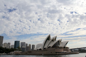 sailing tall ships on beautiful sydney harbour opera house