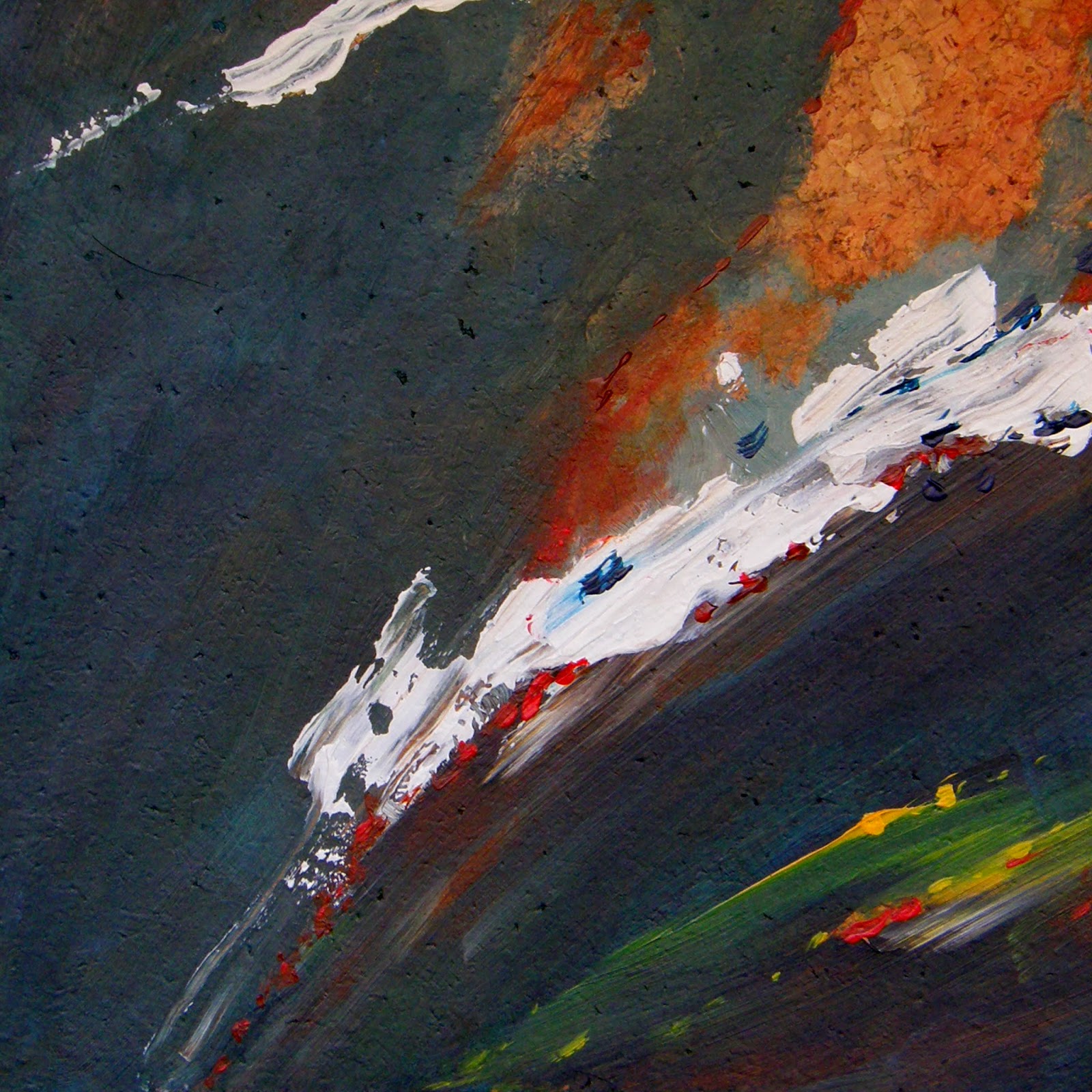 Painting on Cork 1 David Santos Art