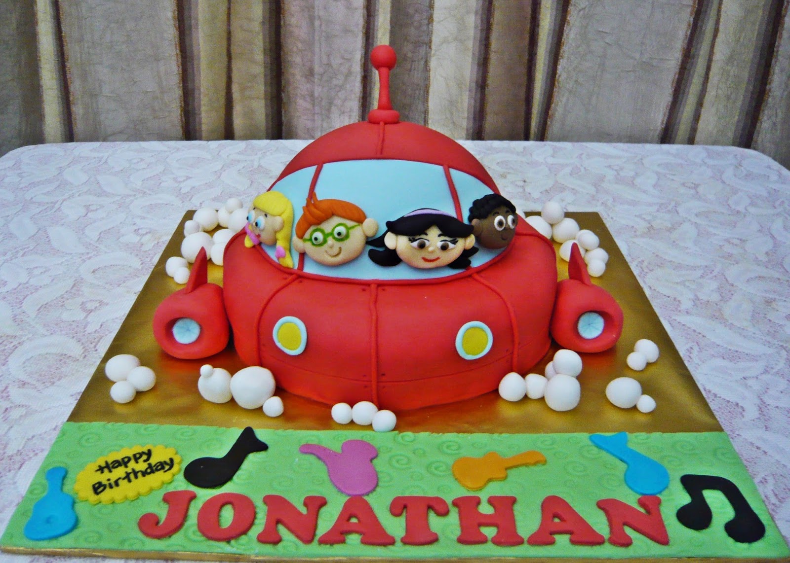 Jenn Cupcakes & Muffins Little Einsteins Rocket Ship Cake