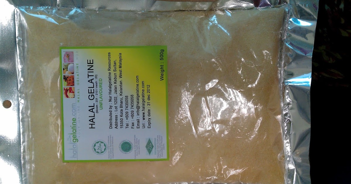 Halal gelatine
