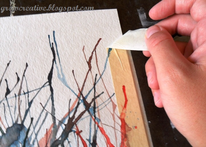 Elise Engh Studios Straw Painting Art Tutorial