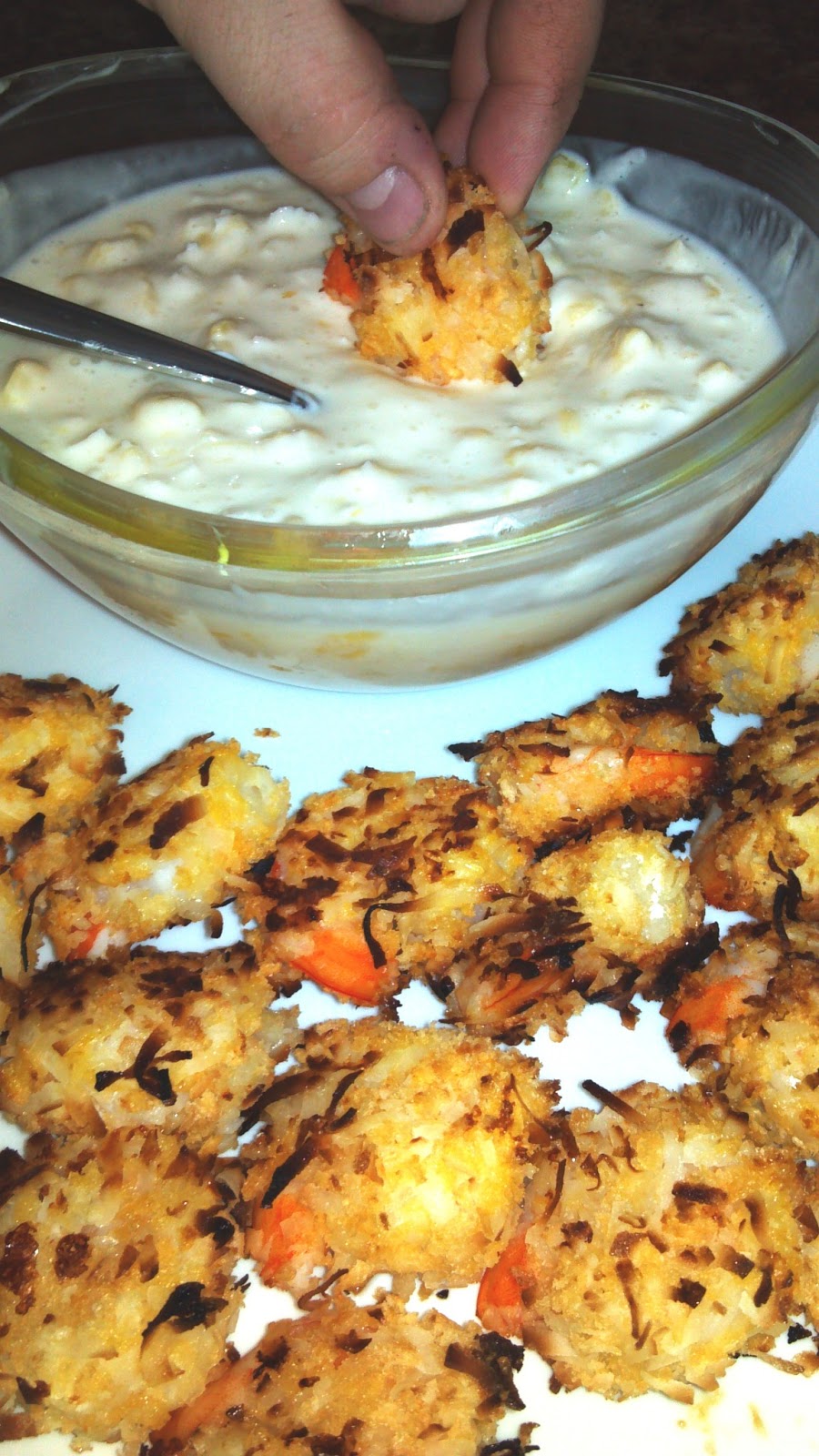 Rebecca's Amazing Creations Coconut Shrimp with Pineapple Sauce