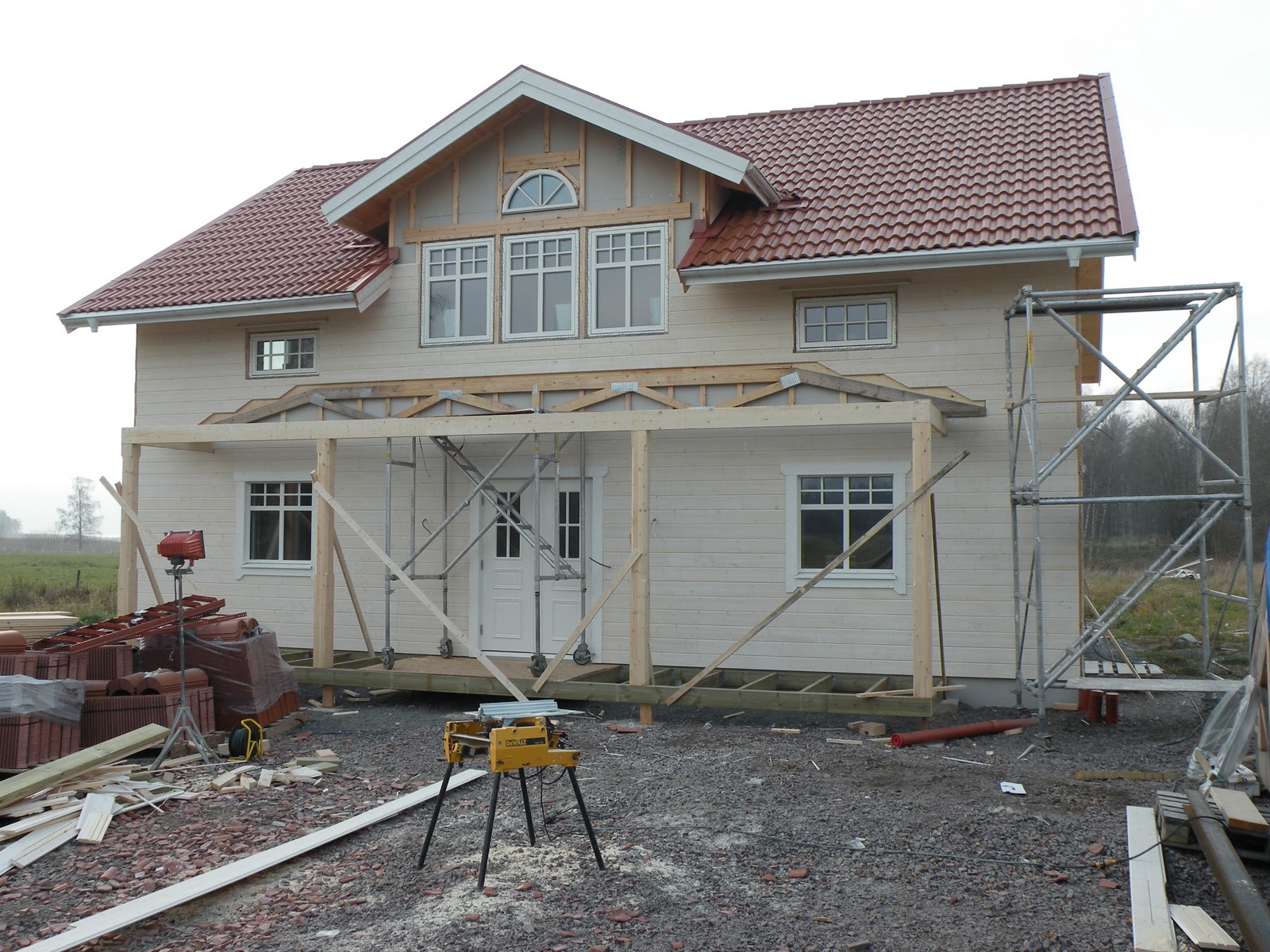 Vi bygger villa tranan: amerikansk veranda