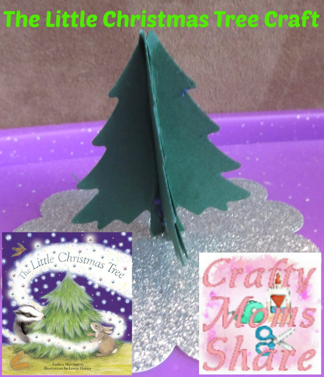 Crafty Moms Share The Little Christmas Tree Book Review & Craft