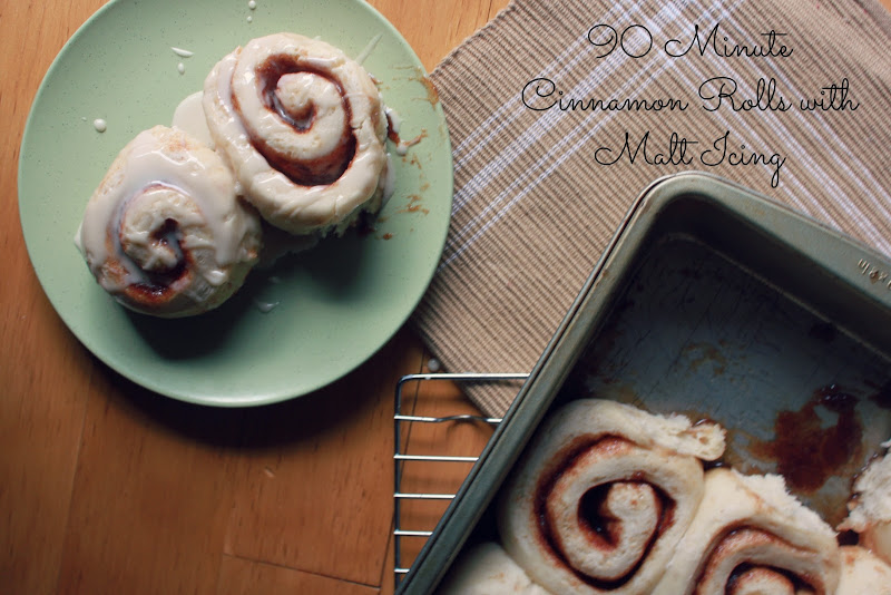 Annie's City Kitchen 90 Minute Cinnamon Rolls with Malt Icing