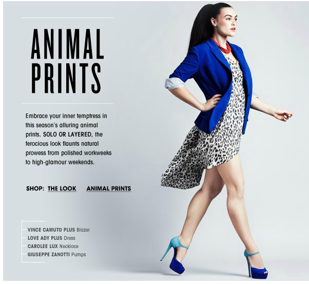 MACY'S AND BLOOMINGDALE'S GIVE THEIR PLUS SIZE SECTIONS A STYLISH BOOST