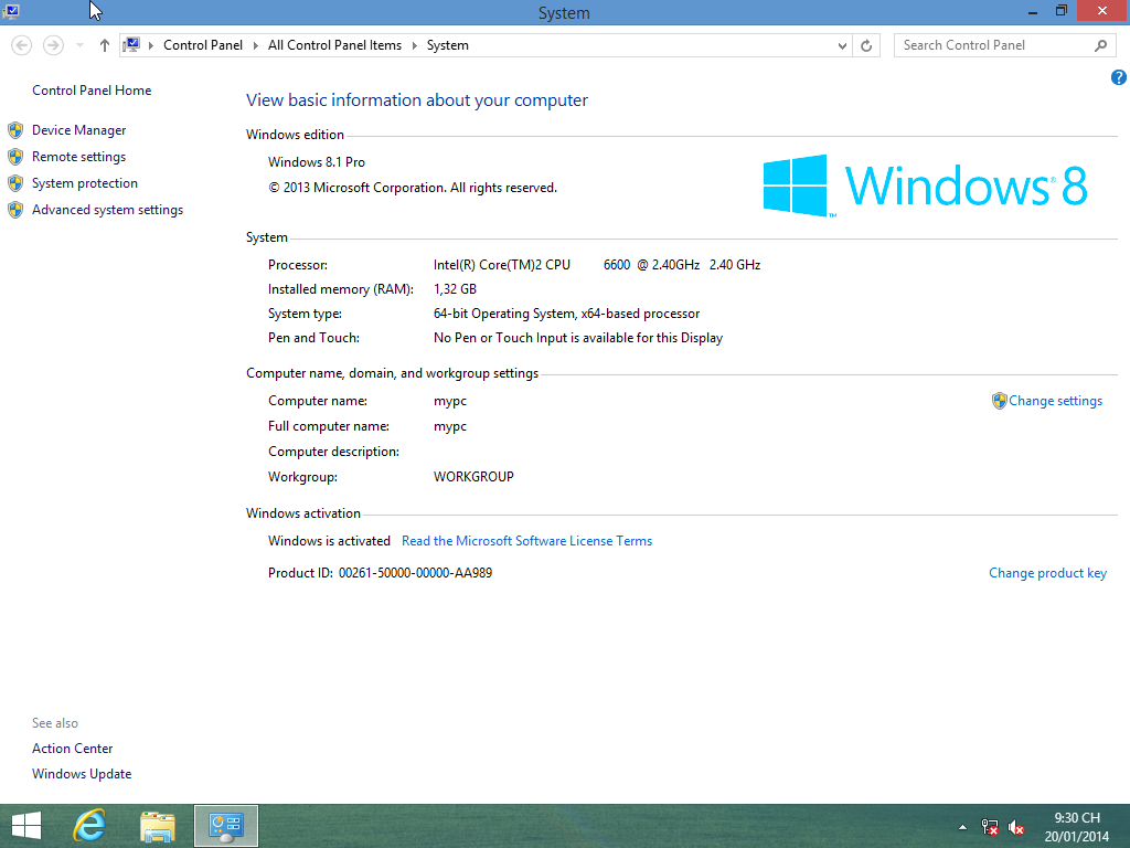 [Ghost] [Ghost+TIB] Windows 8.1 64bit Pro with update 3+Office 2013 SP1 Full softs+driver] Windows+8+x64-2014-01-20-07-30-28