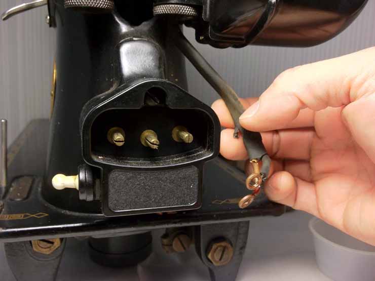 The Vintage Singer Sewing Machine Blog How to Rewire a Potted Motor