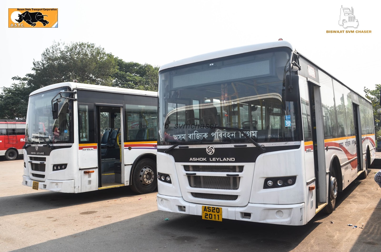 ASURTC (ASTC Subsidiary) Ashok Leyland Jan Bus AC City Service at
