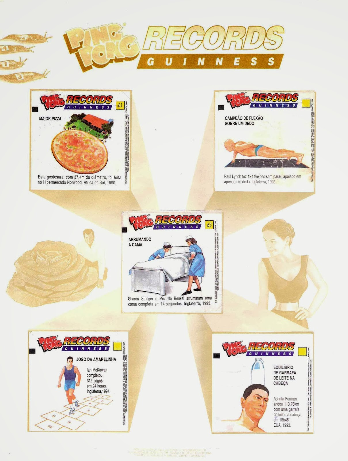 Arquivo do Colecionador Álbum Ping Pong Records Guinness