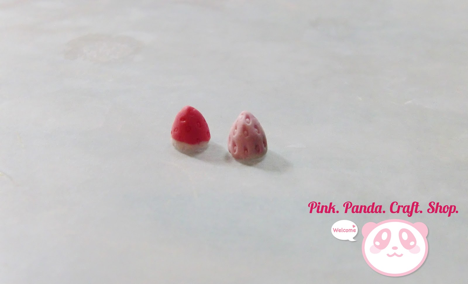 How to make polymer clay strawberry and blueberry