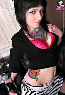 Suicide Girl Tattoos, Popular Tattoo Designs for Girls