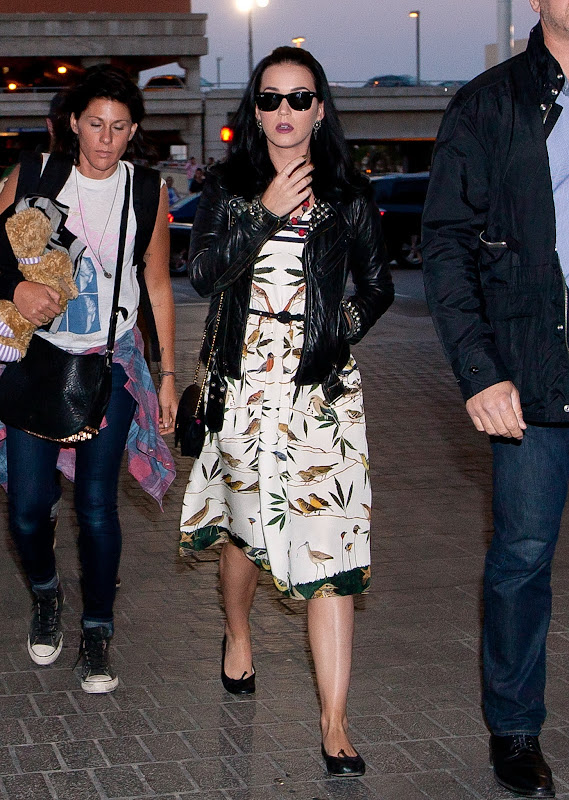 Katy Perry At LAX Airport