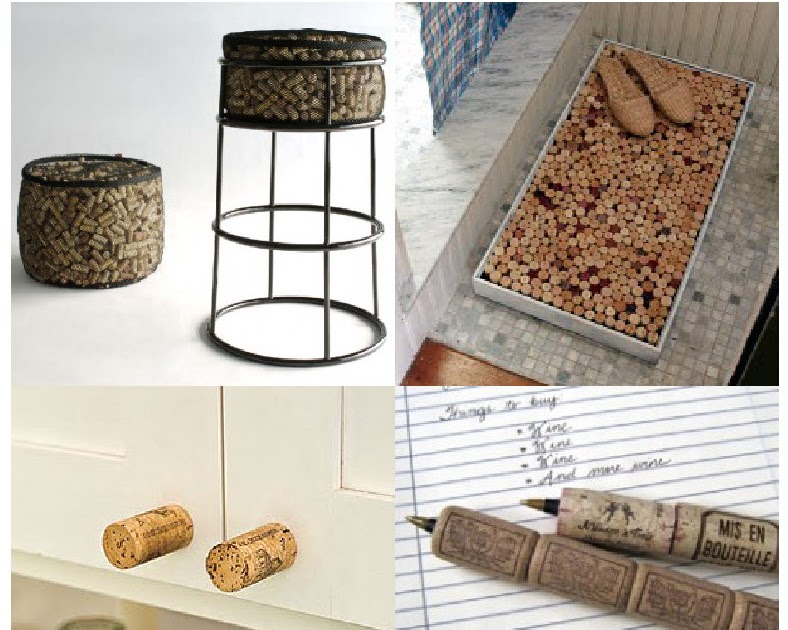 EL MUNDO DEL RECICLAJE: Reciclando tapones de corcho