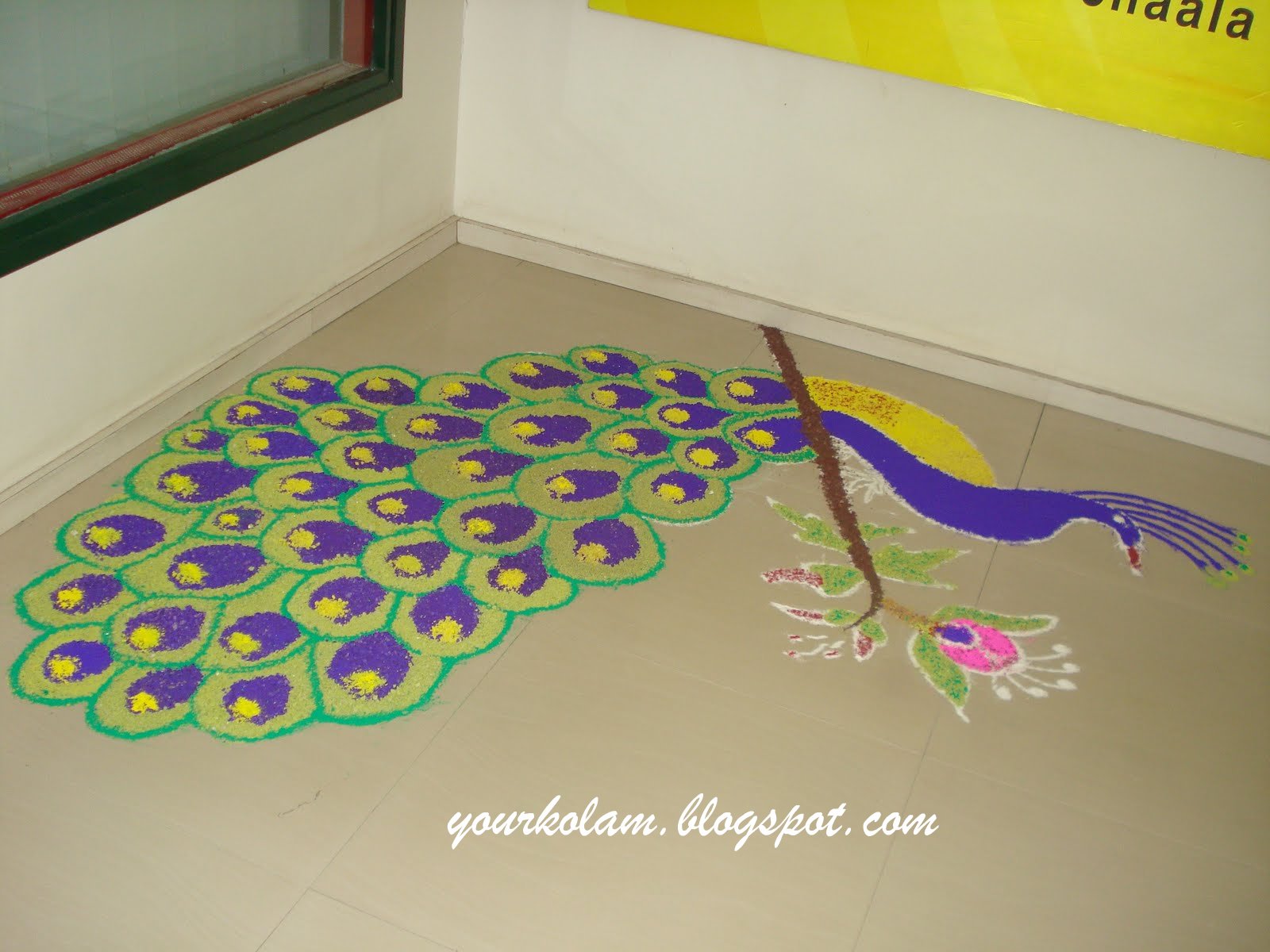 Parrot Rangoli