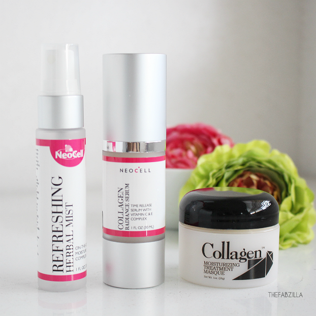 Neocell Refreshing Herbal Mist, Collagen Radiance Serum, Collagen Moisturizing Treatment Masque, Review