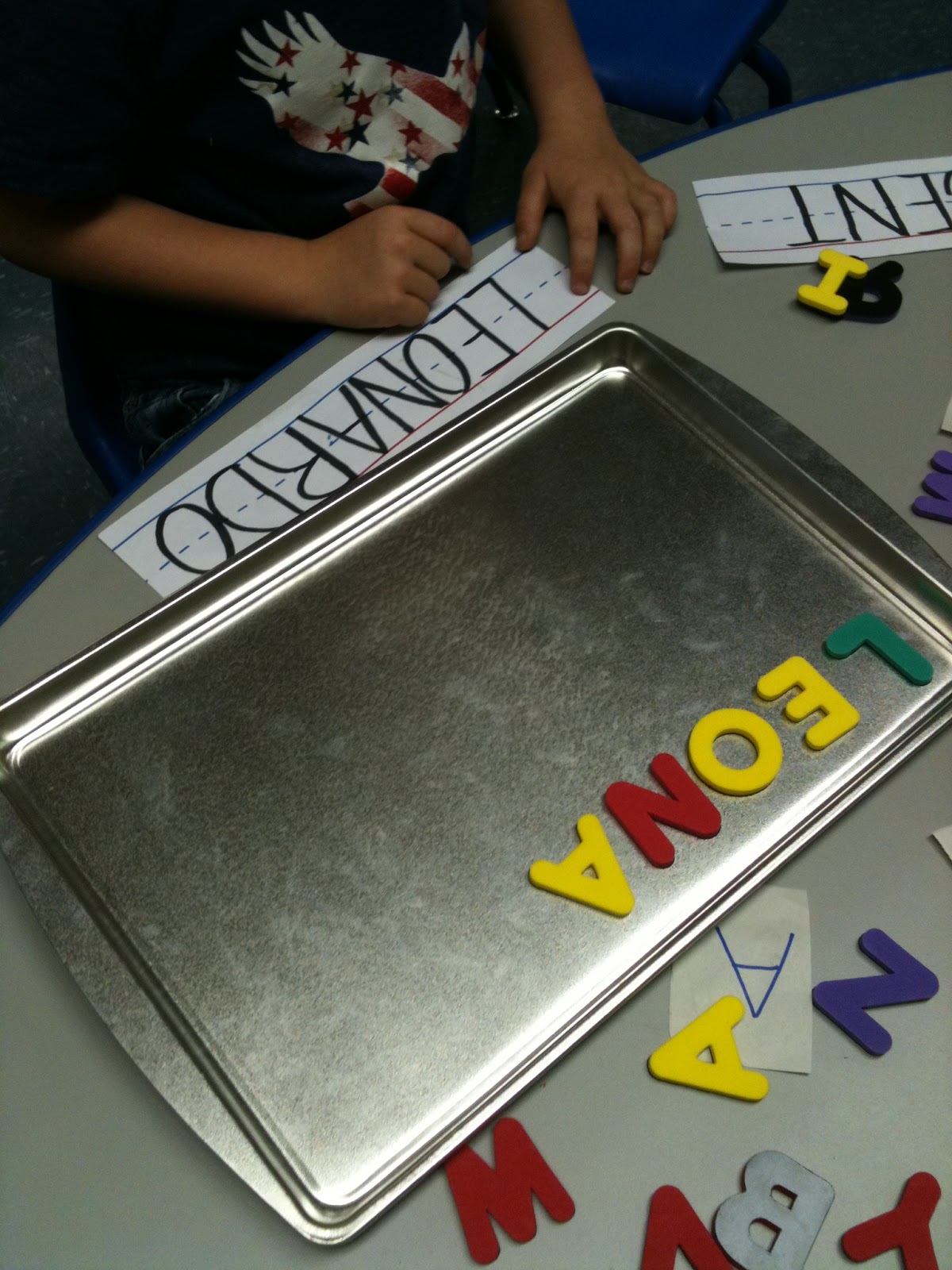 More Than ABC's and 123's Trays Letter matching